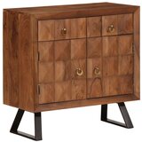Ormarić s ladicama Med smeđi 70x35x70 cm puno drvo bagrem - boja meda 1 | shoptok.hr