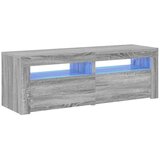  ormarić s LED svjetlima boja hrasta sonome 120 x 35 x 40 cm | shoptok.hr