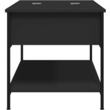  Stolić za kavu crni 100 x 50 x 50 cm konstruirano drvo i metal | shoptok.hr