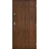 x ulazna vrata za stan swing (d š v: 55 900 2.000 mm, din desno, smeđe boje)