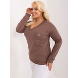 RELEVANCE Blouse-RV-BZ-9233.24-brown Cene