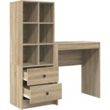 vidaXL stol s pohranom Sonoma hrast Konstruirano drvo | shoptok.hr