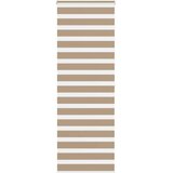 Zebra zavjesa Pješčano smeđa 85x200 cm Širina tkanine 80,9 cm Poliester | shoptok.hr