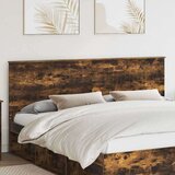  Vzglavje z vzglavjem Dimljeni oreh 200 cm Konstruiran les, (5000109728) | Shoptok.si