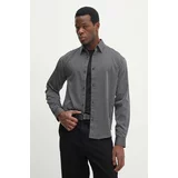 Armani Exchange Bombažna srajca moška, črna barva, 6DZCL5 ZN5FZ