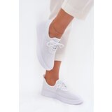 Boto Women White Fabric Slip-On Sports Shoes on Platform Kalyra | Shoptok.si