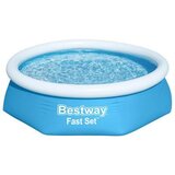 Bestway Porodični PVC bazen na naduvavanje 244x61cm Pool Fast Set | ePonuda.com