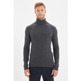 Trendyol smoked men's slim fit turtleneck corduroy knitted sweater Cene'.'