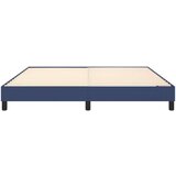  Za krevet s oprugama plavi 160x200 cm od tkanine | shoptok.hr