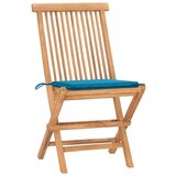  3-dijelni sklopivi vrtni blagovaonski set od masivne tikovine | shoptok.hr