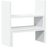  Organizator za stol podesivi bijeli 40 x 17 x 41 cm drveni | shoptok.hr