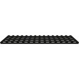  Posteljni okvir črn 200x200 cm trdna borovina, (20724203) | Shoptok.si