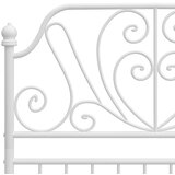  Okvir za krevet bijeli metalni 100 x 200 cm | shoptok.hr