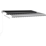  Avtomatska tenda LED + senzor 450x300 cm antracitna, (20728747) | Shoptok.si