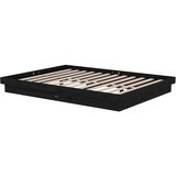  Za krevet od masivnog drva crni 140 x 190 cm | shoptok.hr