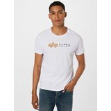 Alpha Industries Majica konjak / crna / bijela | shoptok.hr