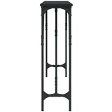  Konzolni stol crni 180 x 23 x 75 cm od konstruiranog drva | shoptok.hr