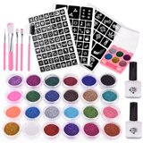  Veliki set za izradu glitter tetovaža 120 šablona | shoptok.hr