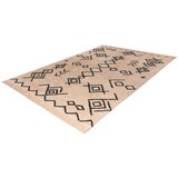 Kayoom PREPROGA Mylen 325 Creme / Schwarz 160/230 cm krem barve, črna | Shoptok.si