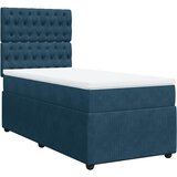  Box spring krevet s madracem plavi 90x200 cm bar&amp;scaron;unasti Slike