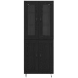  Highboard Crni hrast 69,5 x 34 x 90 cm Konstruirano drvo | shoptok.hr
