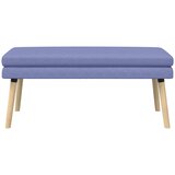  Klupa s dvostrukim slojem Traper plava 110 x 40 x 47 cm Tkanina | shoptok.hr