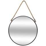  ATMOSPHERA VISEĆE OGLEDALO EDEN 55X1,4CM MDF/STAKLO CRNO | shoptok.hr