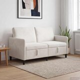 SOFA s pohranom Krem 152 x 78 x 87 cm Poliester Cene