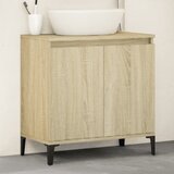 vidaXL Omarica za umivalnik sonoma hrast 58x33x60 cm inženirski les Cene