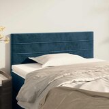  Uzglavlje tamnoplavo 90x5x78/88 cm baršunasto | shoptok.hr