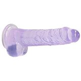 REALROCK Realistic Dildo with Balls 8" 19 cm Purple | shoptok.hr