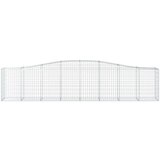  Lučne gabionske košare 20 kom 400x50x80/100cm pocinčano željezo | shoptok.hr