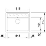 Blanco DALAGO 6 ANTRACIT 615x510/190 mm BEZ P.Č. | ePonuda.com