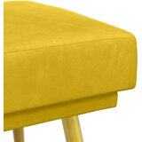  Klupa s dvostrukim slojem Žuta 120 x 45 x 46 cm Baršun | Eponuda.com