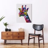  Slika za samostalno slikanje - Colourful Giraffe 40x50 | shoptok.hr