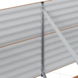  Dvignjena gredica Rjava 400 x 80 x 81 cm Jeklo, (5000287712) | Shoptok.si
