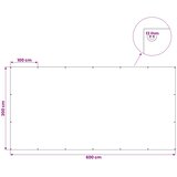 CERADA s rupama Zelena 3 x 6 m 260 gsm PE | shoptok.hr