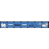 Marina line pravokotna tuš kad 140 x 80 x 3,4 cm - bela | Shoptok.si