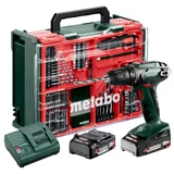 Metabo akumulatorski vrtalni vijačnik bs 18 set, 602207710