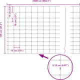 vidaXL ograja za polje 1.2x25 m galvanizirano jeklo | Shoptok.si