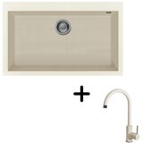  Sudoper Elleci Quadra 130 + slavina C01 Bianco antico | shoptok.hr