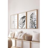 WALLXPERT Ç-300690 - 3040 set dekorativnih slika u više boja (3 komada) | Eponuda.com