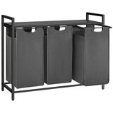 Vitapur koš za perilo Vasagle Ila Trio – 3 x 38 L, siv | Shoptok.si