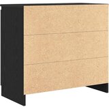 Komoda s ladicama crni hrast 71x35x65 cm konstruirano drvo | Eponuda.ba