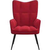  Stol za sproščanje vinsko rdeč žamet, (20957087) | Shoptok.si