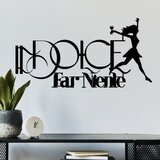 Wallity Zidna dekoracija Dolce far Niente 1, 60x31cm, Crna | Eponuda.ba