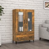 Furnova Visoka omarica dimljeni hrast 70x31x115 cm inženirski les, (21949881) Cene