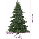  Umjetno božićno drvce s nogom Zelena 180 cm PVC, čelik | shoptok.hr