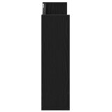 vidaXL Ormarići za cipele na zidu 2 pcs Crni hrast 60 x 18 x 60 cm | shoptok.hr