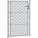  Vrtna vrata 100x150 cm Otporna na vremenske uvjete Čelična Križni Dizajn | shoptok.hr